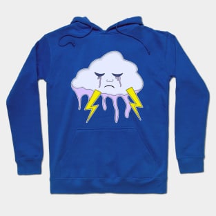 Sad Cloud Crying Hoodie